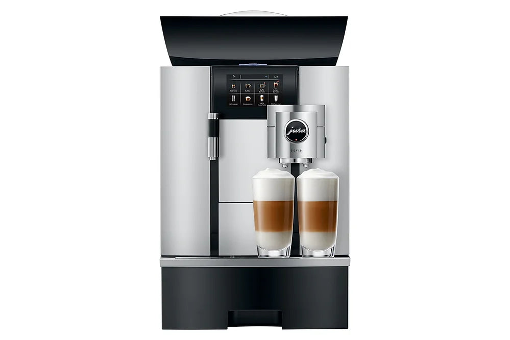 JURA GIGA X3c koffiemachine – beste volautomatische koffiemachine met 4,3 inch touchscreen, keramische schijfmolen en speedfunctie. Inclusief gratis dealerpakket.