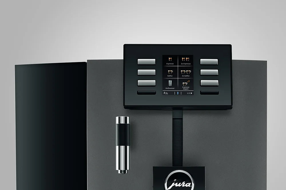 JURA X6 koffiemachine – de beste volautomatische koffiemachine voor kleine bedrijven, showrooms en eettentjes. Geschikt voor koffie, espresso en ristretto. Inclusief gratis dealerpakket.